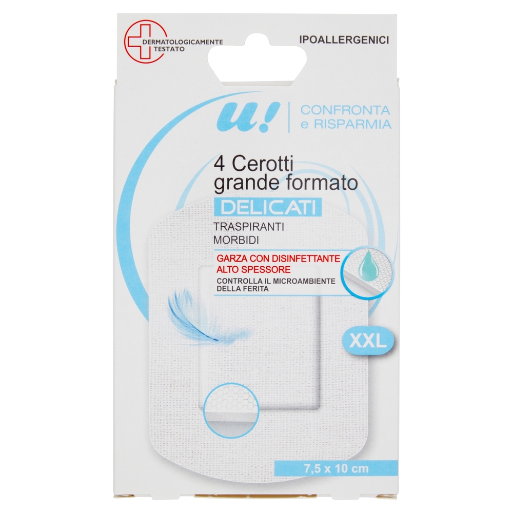 4 Cerotti Grande Formato Delicati U! Confronta e Risparmia